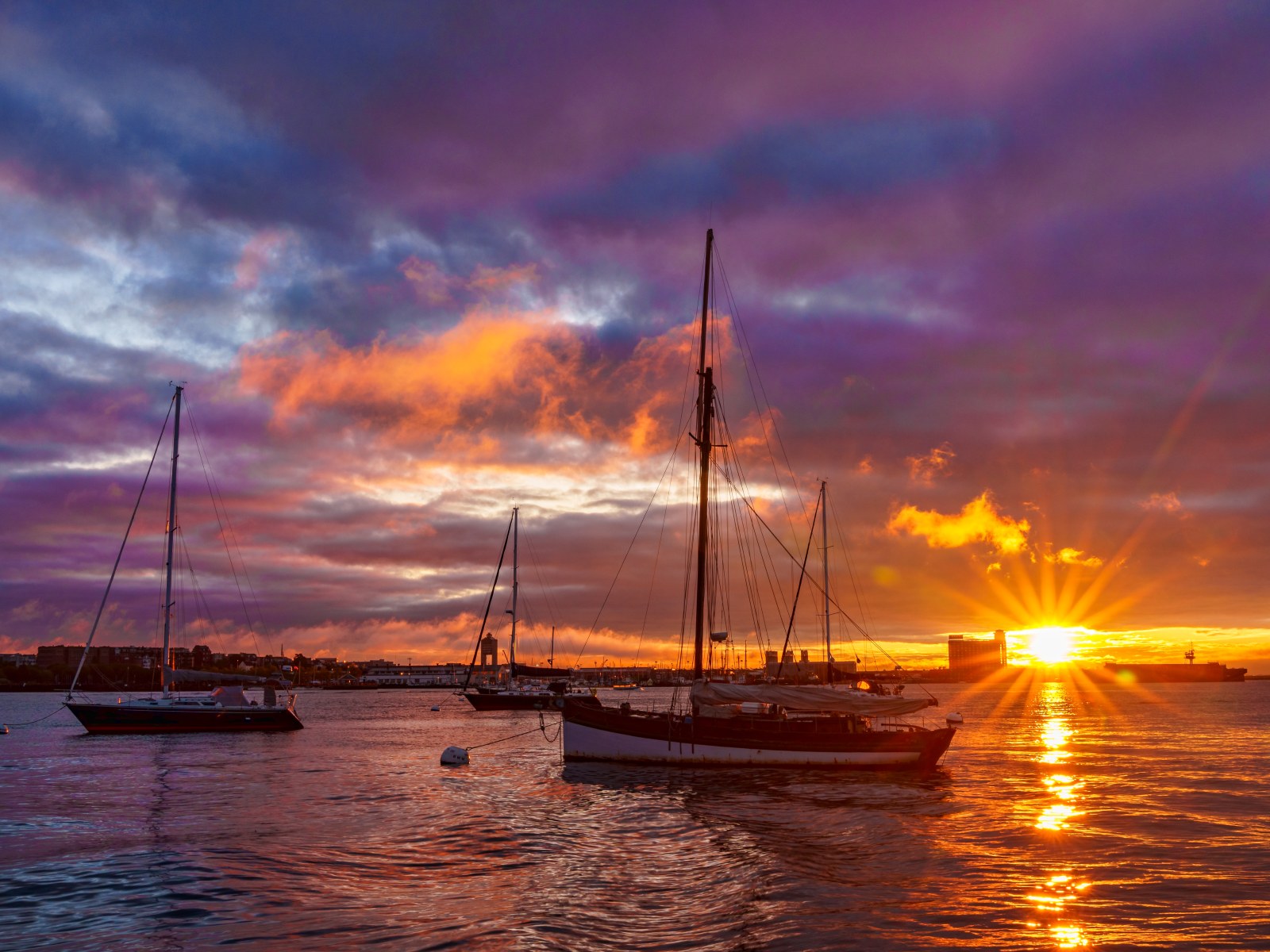 Boston Harbor in Boston, Massachusetts (MA)